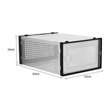 12-Pack Stackable Shoe Storage Box Organiser