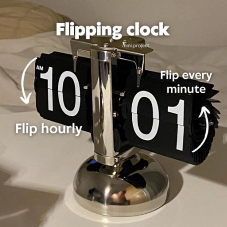 Retro Luxe Mechanical Flip Clock