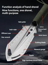 Portable Pinic Shovel Multifunctional Ordnance Shovel Survival Outdoor Equipment Garden Tool Shovel