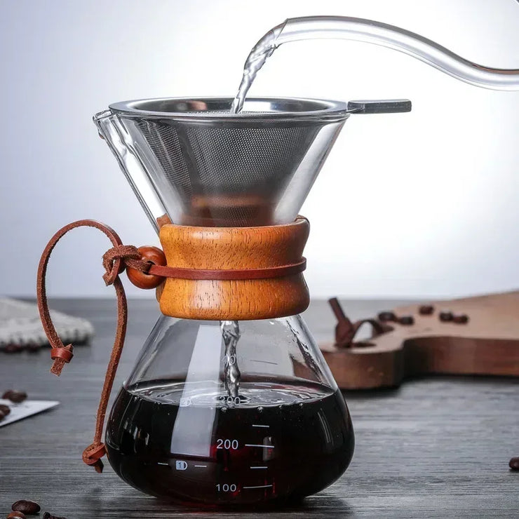 PureBrew Hand Glass Coffee Kettle – The Art of Pour-Over Coffee