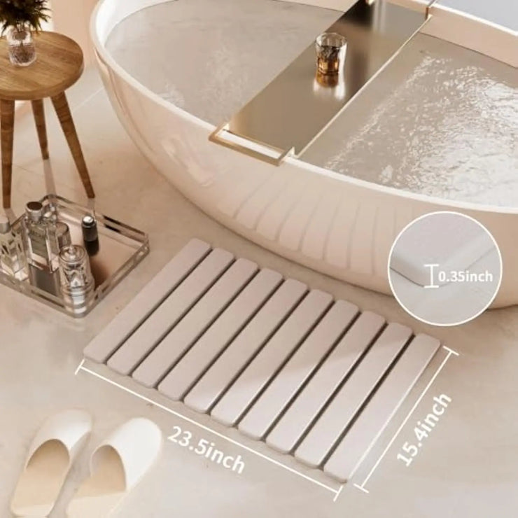 Luxury Quick-Dry Foldable Stone Bathroom Mat