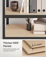 SONGMICS™ 4-Tier Heavy Duty Steel Shelving Units – Set of 2
