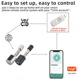 Tuya Smart Lock with Multi-Method Unlocking and Smart Home Integration