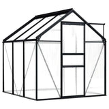 Anthracite Aluminium Greenhouse for All-Season Gardening