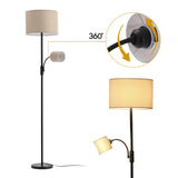 Lumo Twin Elegance Floor Lamp – Dual Lighting for Contemporary Living