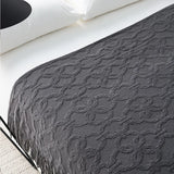 Knitted Bed Runner & Throw – Soft Woven Blanket for Beds, Sofas & Chairs