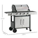 The Bit of Alright™ Grill Master™ 4+1 Deluxe Gas BBQ