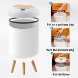 EcoSense Smart Waste Bin – Motion-Activated Elegance for Any Room