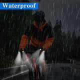 LED Half Finger Gloves for Men & Women - Outdoor Waterproof Flashlight Gloves for Fishing, Cycling & Running