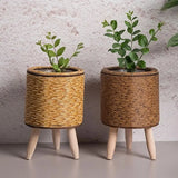 Handmade Rattan Plant Pots – Decorative Flower Pots for Indoor & Outdoor Use