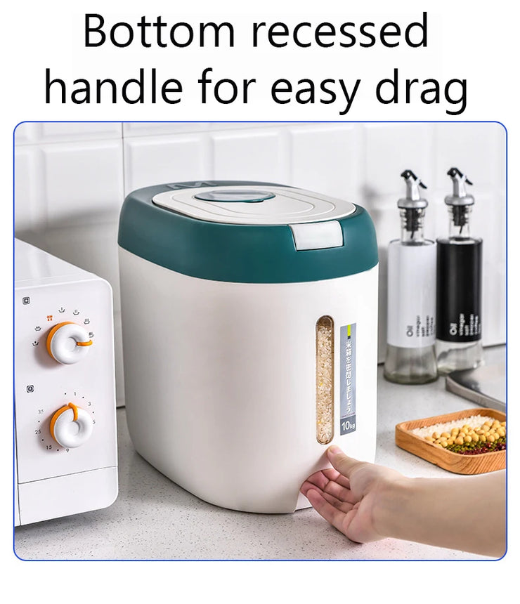 Premium Rice Dispenser & Food Storage Container (5KG/10KG)