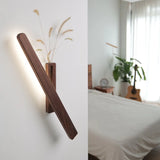 Floral Glow: LED Wood Flower Wall Lamp