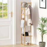 Bamboo Elegance Coat Tree – Minimalist Modern Storage Solution