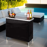 2-Tier Foldable Outdoor Bar Table