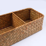 Hand Woven Storage Baskets With Dust Lids Storage