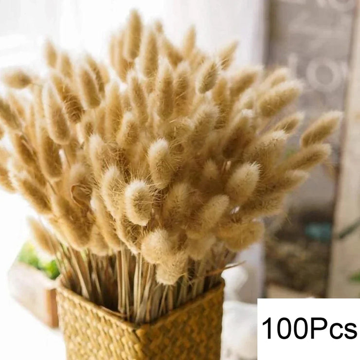 Boho Luxe Pampas Bouquet – 105pcs Dried Flower Arrangement