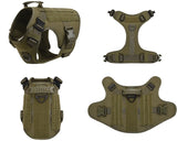 K9 Tactical Military Vest for Dogs – Training Harness & Leash Set for All Breeds