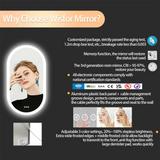 Aurora Oval LED Smart Mirror