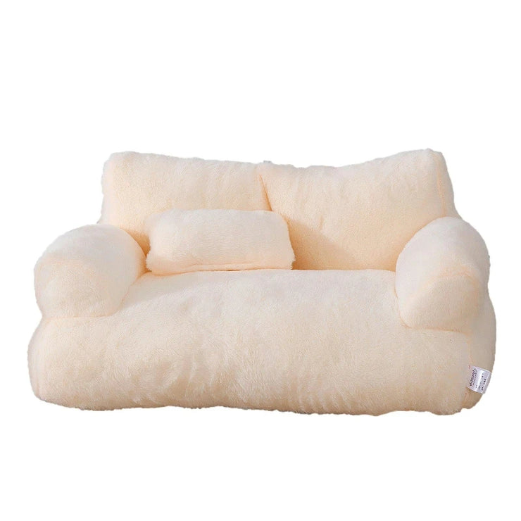 Luxury Plush Cat Sofa Bed – Winter Warm Nest for Cats & Small Dogs