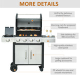 The Bit of Alright™ Grill Master™ 4+1 Deluxe Gas BBQ