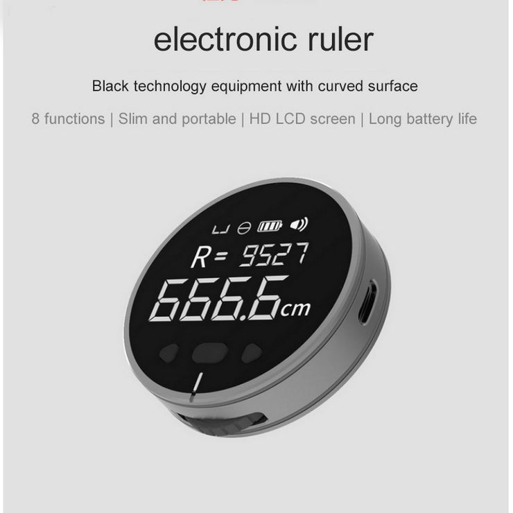 Electronic Distance Measuring Ruler Tape